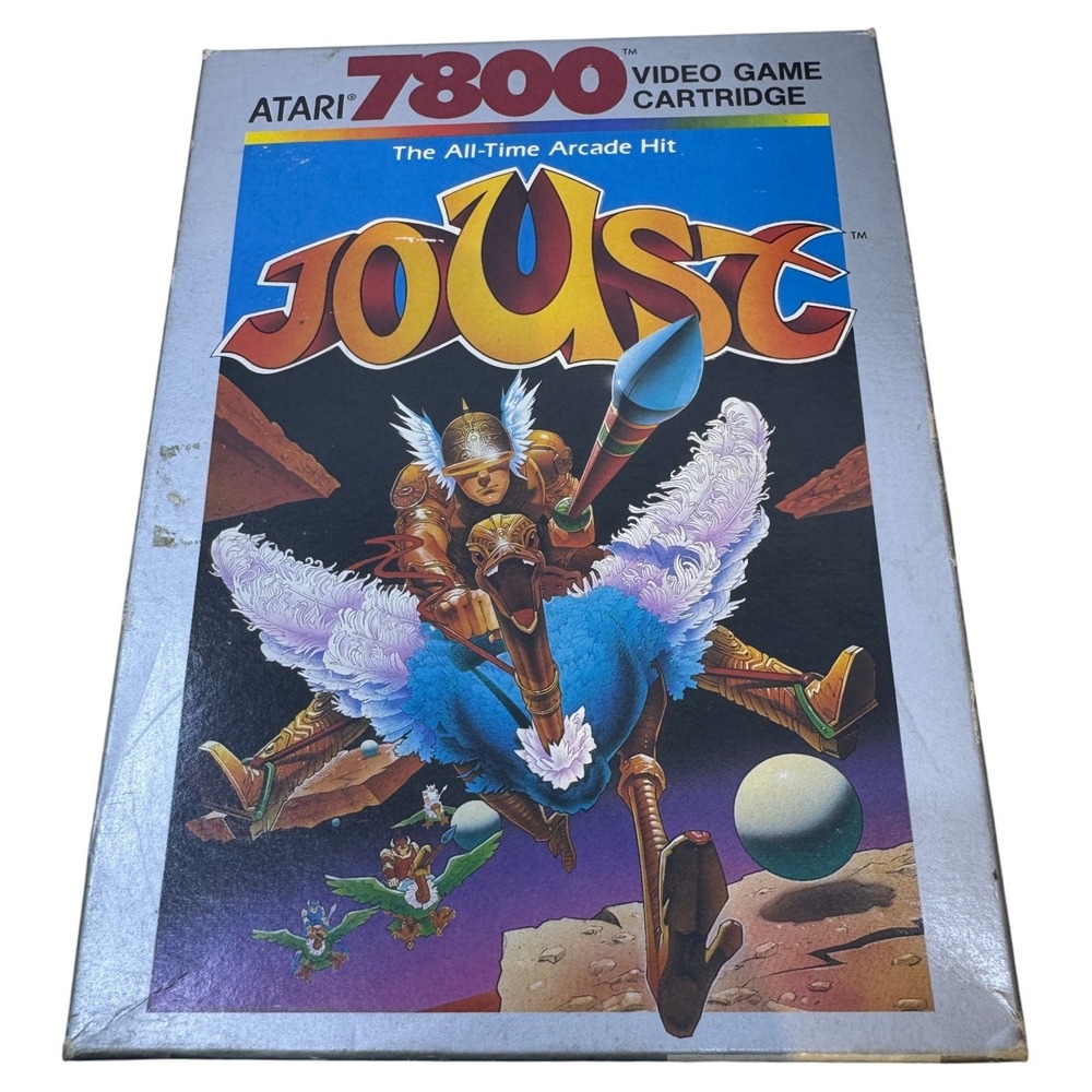 Joust Atari 7800 Video Game Cartridge  1987 Action Arcade Missing Manual